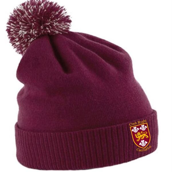 CAERNARFON RUGBY BOBBLE HAT Thumbnail