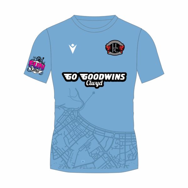 Llandudno FC RIGEL TSHIRT SKY BLUE SNR Thumbnail