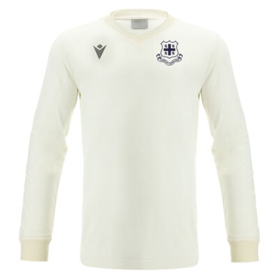 Oswestry Cricket - Wright Cricket White Match Pullover (JNR) Thumbnail