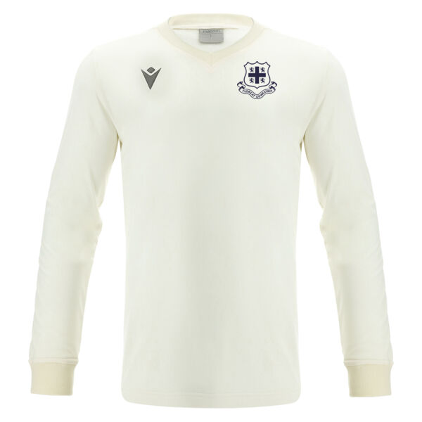 Oswestry Cricket - Wright Cricket White Match Pullover (JNR) Thumbnail