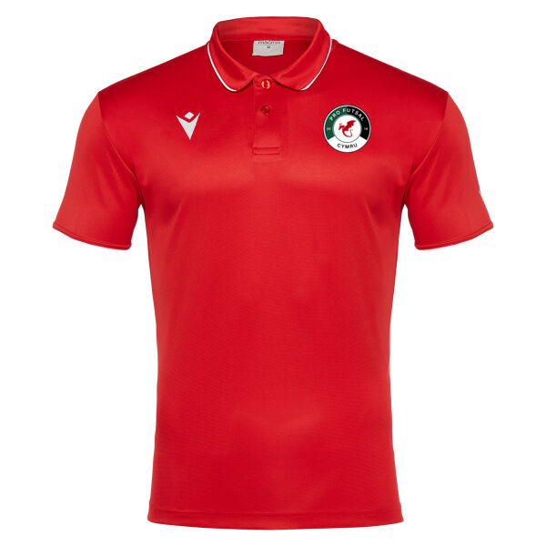 PF Cymru - Draco Hero Polo Shirt JR Thumbnail