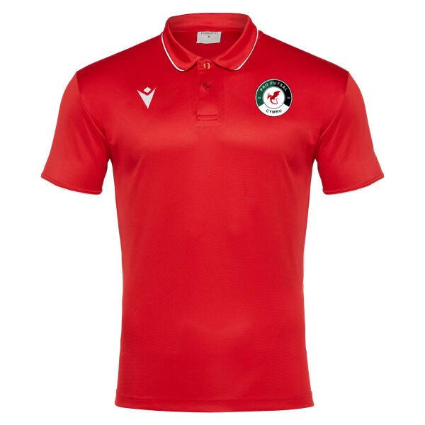 PF Cymru - Draco Hero Polo Shirt SR Thumbnail
