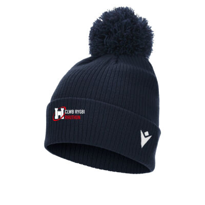 Clwb Rygbi Rhuthun - Snow Pompon Beanie Thumbnail