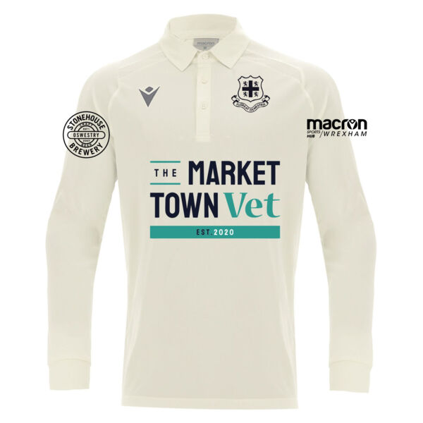 Oswestry Cricket - Oswestry Cricket Club Hutton Shirt Long Sleeve SNR Thumbnail