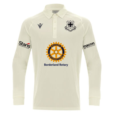 Oswestry Cricket - Oswestry Cricket Club Hutton Shirt Long Sleeve (Borderlands Rotary/ Stans) SNR Thumbnail