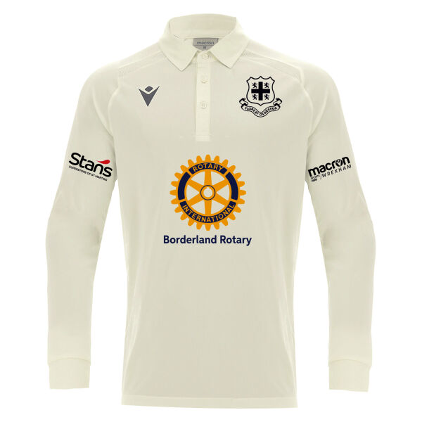 Oswestry Cricket - Oswestry Cricket Club Hutton Shirt Long Sleeve (Borderlands Rotary/ Stans) SNR Thumbnail