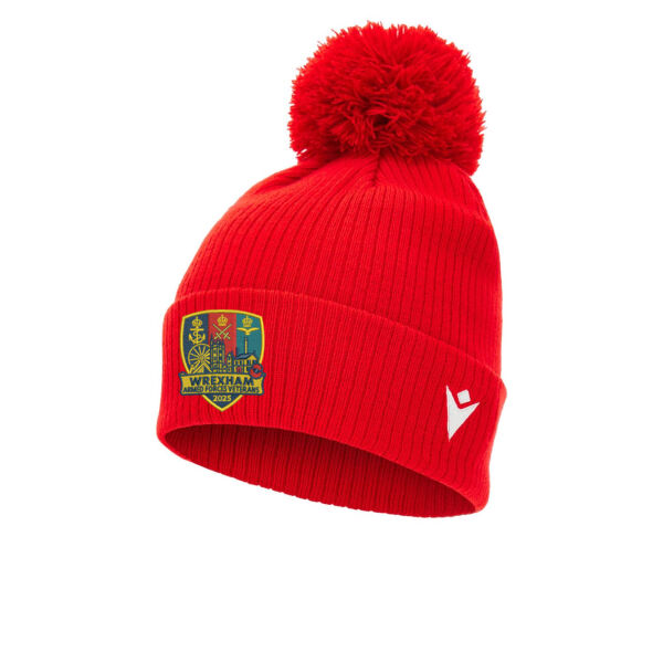 Wrexham Armed Forces Veterans  - Snow Pompon Beanie Thumbnail