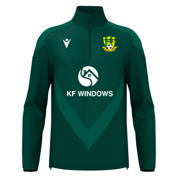 Coedpoeth United FC - Anduin 1/4 Zip Top JR (Sponsored) Thumbnail