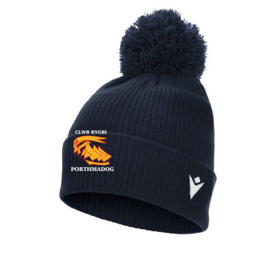 Porthmadog Rugby JNR - Snow Pompon Beanie Thumbnail