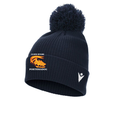 Porthmadog Rugby SNR - Snow Pompon Beanie Thumbnail
