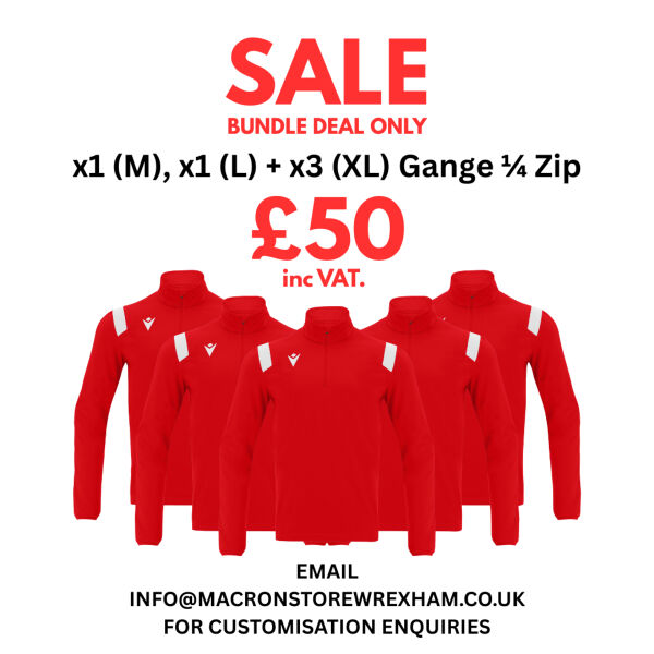 Gange 1/4 Zip (Red) Bundle Deal Thumbnail